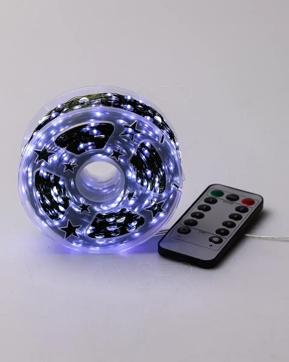 Світлодіодна USB гірлянда дріт Роса 500 LED 50 метрів - мініатюра 5