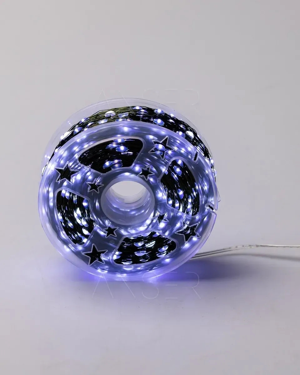 Світлодіодна USB гірлянда дріт Роса 1000 LED 100 метрів - мініатюра 4