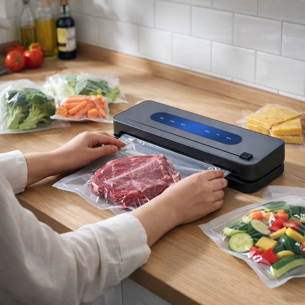 Вакууматор для сухих і вологих продуктів з LED-дисплеєм - мініатюра 8