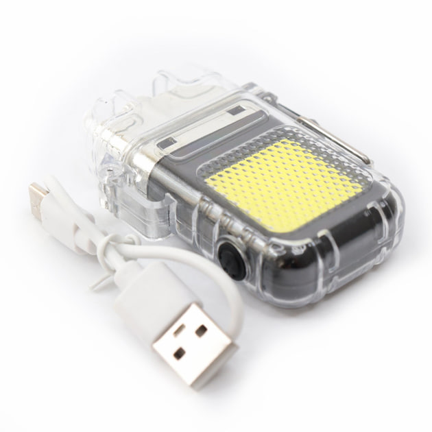 Електроімпульсна USB-запальничка з LED ліхтариком - мініатюра 4