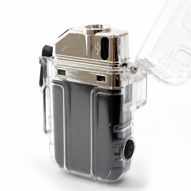 Електроімпульсна USB-запальничка з LED ліхтариком - мініатюра 5