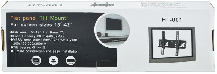 Кронштейн для телевізора HT001 15"-42" - мініатюра 3