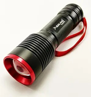 Тактичний ручний акумуляторний ліхтар Police Zoom X-Balog BL-868 • Ліхтар P50 з USB та зумом для туризму прогулянок і екстрених ситуацій