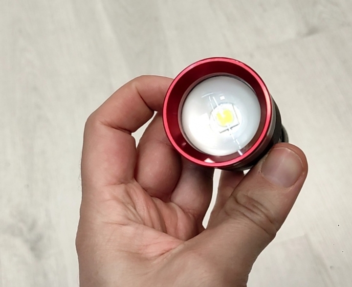 Тактичний ручний акумуляторний ліхтар Police Zoom X-Balog BL-868 - мініатюра 4