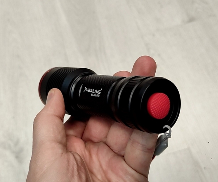 Тактичний ручний акумуляторний ліхтар Police Zoom X-Balog BL-868 - мініатюра 5