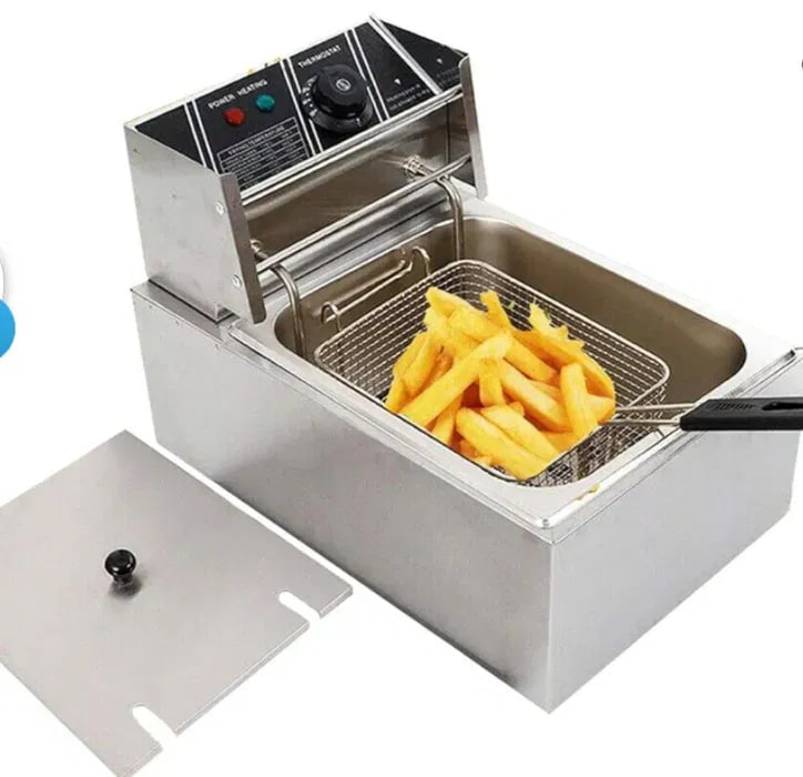 Фритюрниця Dotvix Electric Fryer D-803 • Електрична фритюрниця для дому з регулюванням температури та знімною корзиною