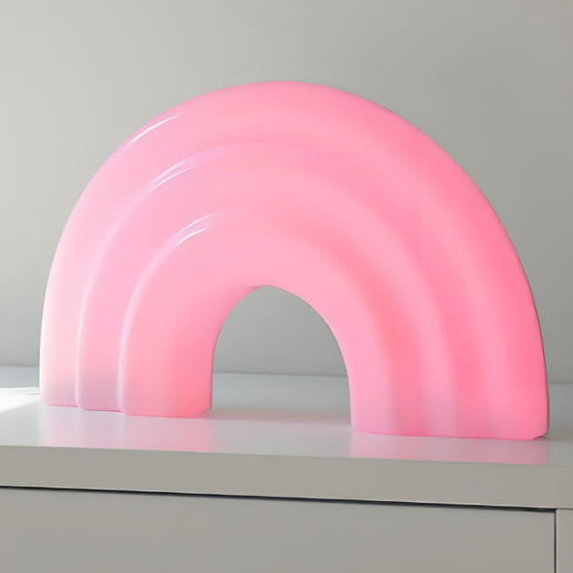 Настінний декоративний неоновий світильник-нічник Райдуга - мініатюра 4