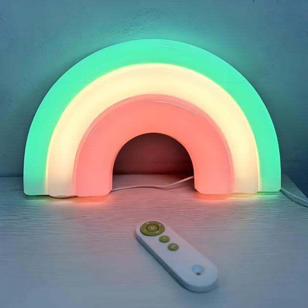 Настінний декоративний неоновий світильник-нічник Райдуга - мініатюра 9