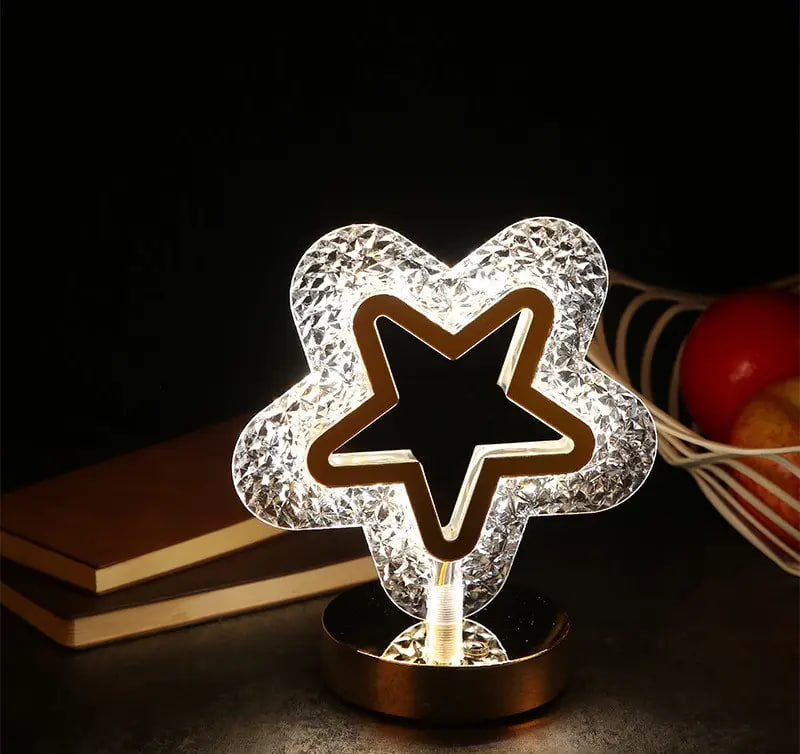 Настільна лампа Crystal Diamond зірка - мініатюра 2