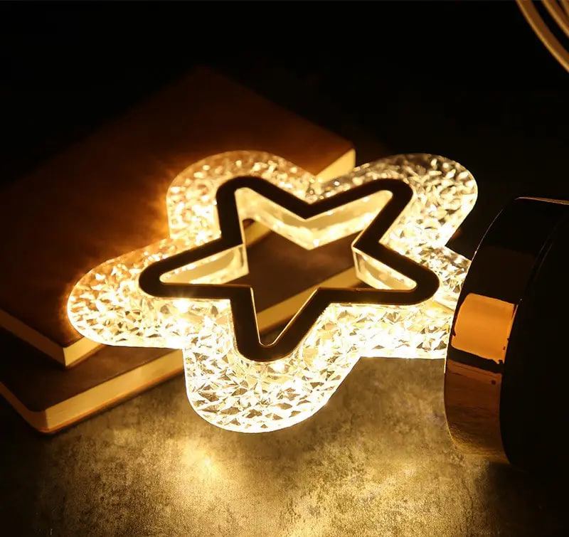 Настільна лампа Crystal Diamond зірка - мініатюра 5