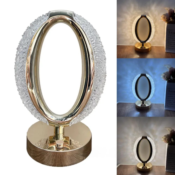 Настільна лампа Crystal Diamond, овальний нічник - мініатюра 2