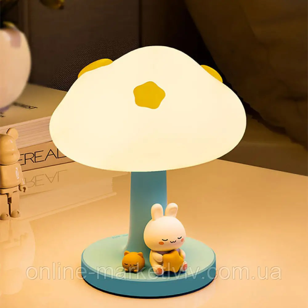 Нічник настільна лампа Mushroom lamp - мініатюра 3