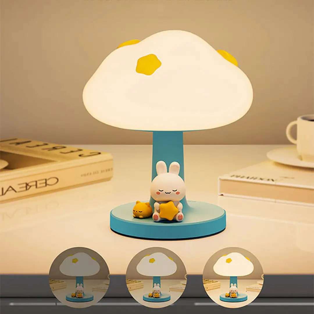 Нічник настільна лампа Mushroom lamp - мініатюра 5