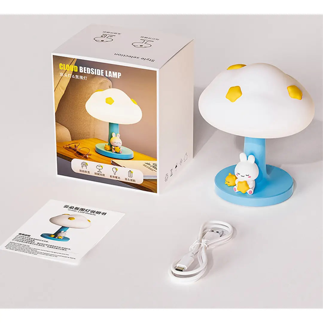 Нічник настільна лампа Mushroom lamp - мініатюра 6