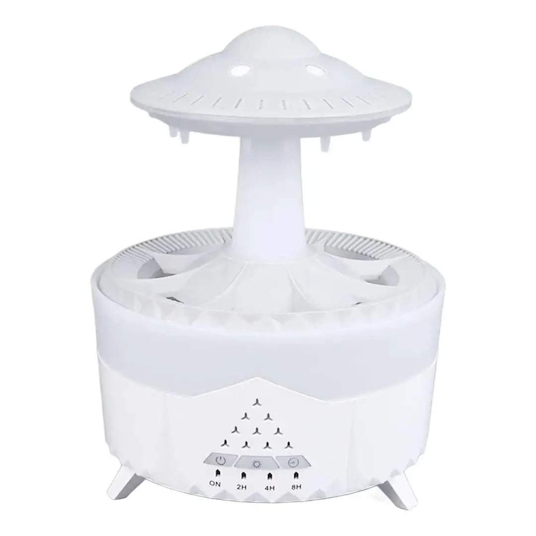 Ультразвуковий зволожувач повітря UFO Raindrop • Ультразвуковий зволожувач повітря Гриб з дощовою лампою