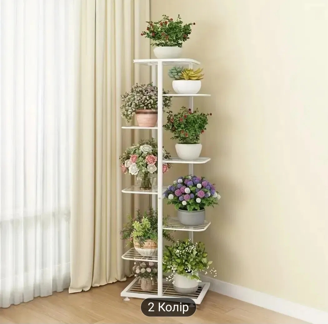 Металева стійка-полиця квітковий стенд CVT-6P - мініатюра 5