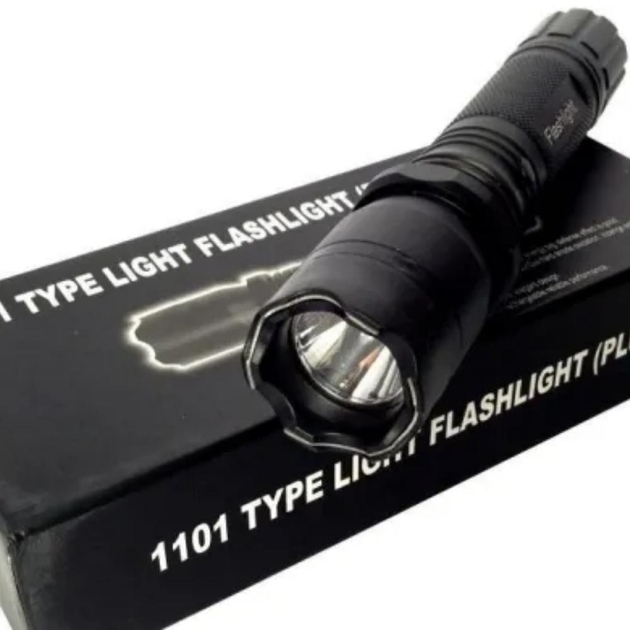 Фонарик Портативный светодиодный фонарик-шокер Wei Shi BL-1101 - мініатюра 4