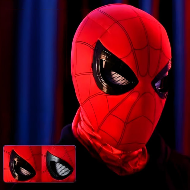 Маска Человека-Паука с подвижными глазами - мініатюра 6