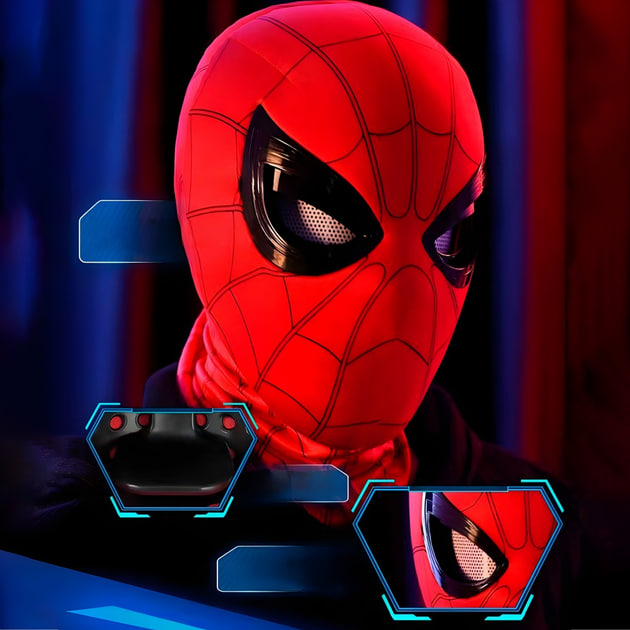 Маска Человека-Паука с подвижными глазами - мініатюра 9