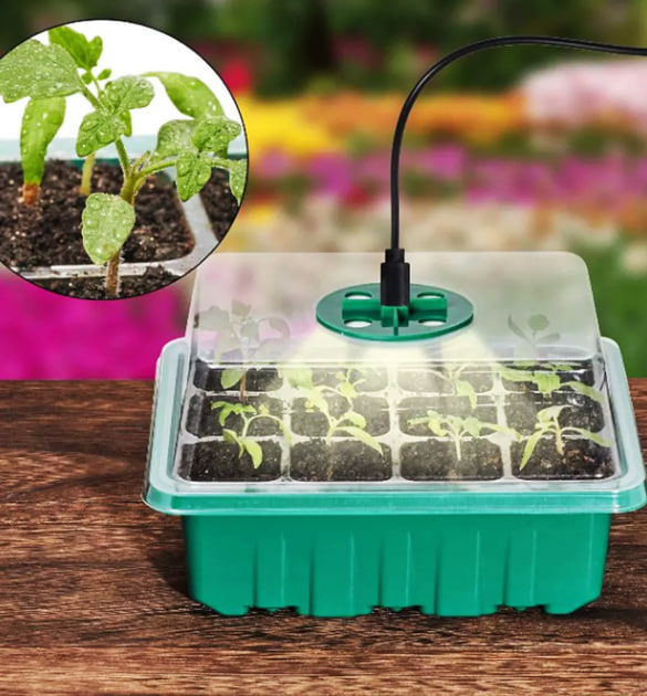 Набір для вирощування розсади з LED підсвічуванням - мініатюра 8