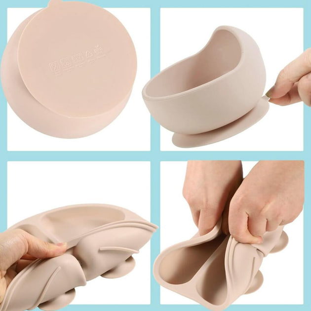 Набір для годування дитини із силікону 10 в 1 - мініатюра 8