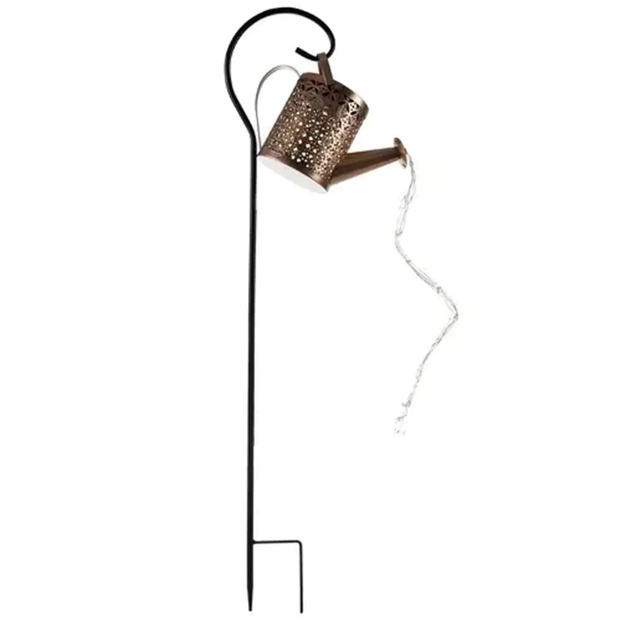 Садовий світильник у вигляді лійки на сонячній батареї - мініатюра 2