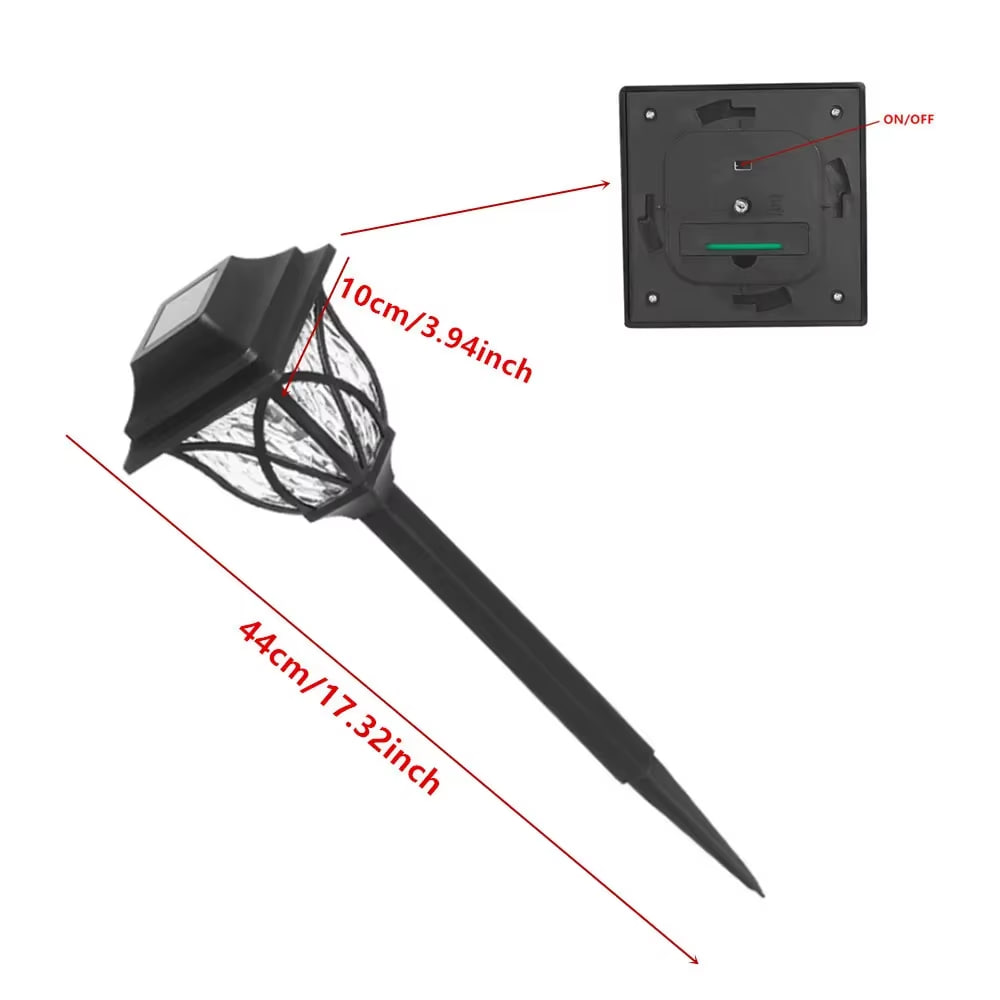Вуличні сонячні світлодіодні світильники для доріжок та дворів IP44 - мініатюра 2