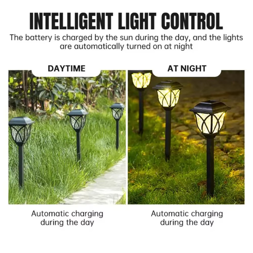 Вуличні сонячні світлодіодні світильники для доріжок та дворів IP44 - мініатюра 4