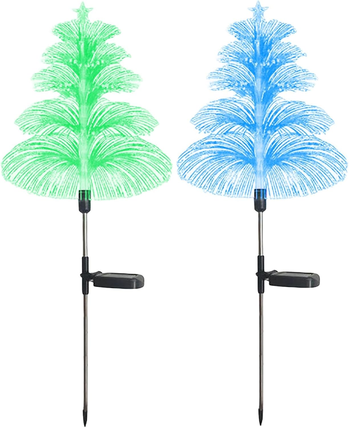 Сонячна п’ятишарова Різдвяна ялинка у формі медузи • Вуличний декоративний світильник «Медуза»