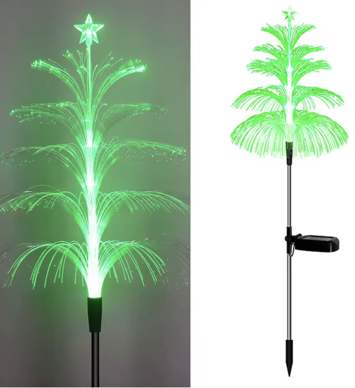 Сонячна п’ятишарова Різдвяна ялинка у формі медузи - мініатюра 8