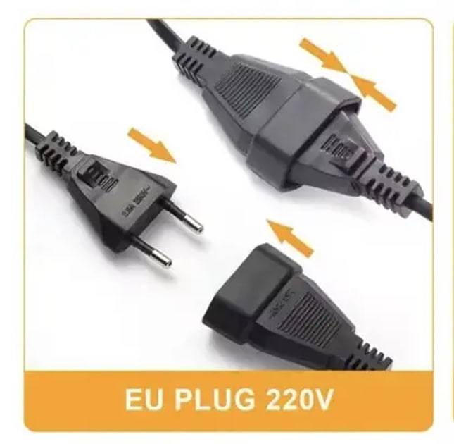 Світлодіодна гірлянда 10 метрів 20 LED статичний режим живлення від мережі - мініатюра 4