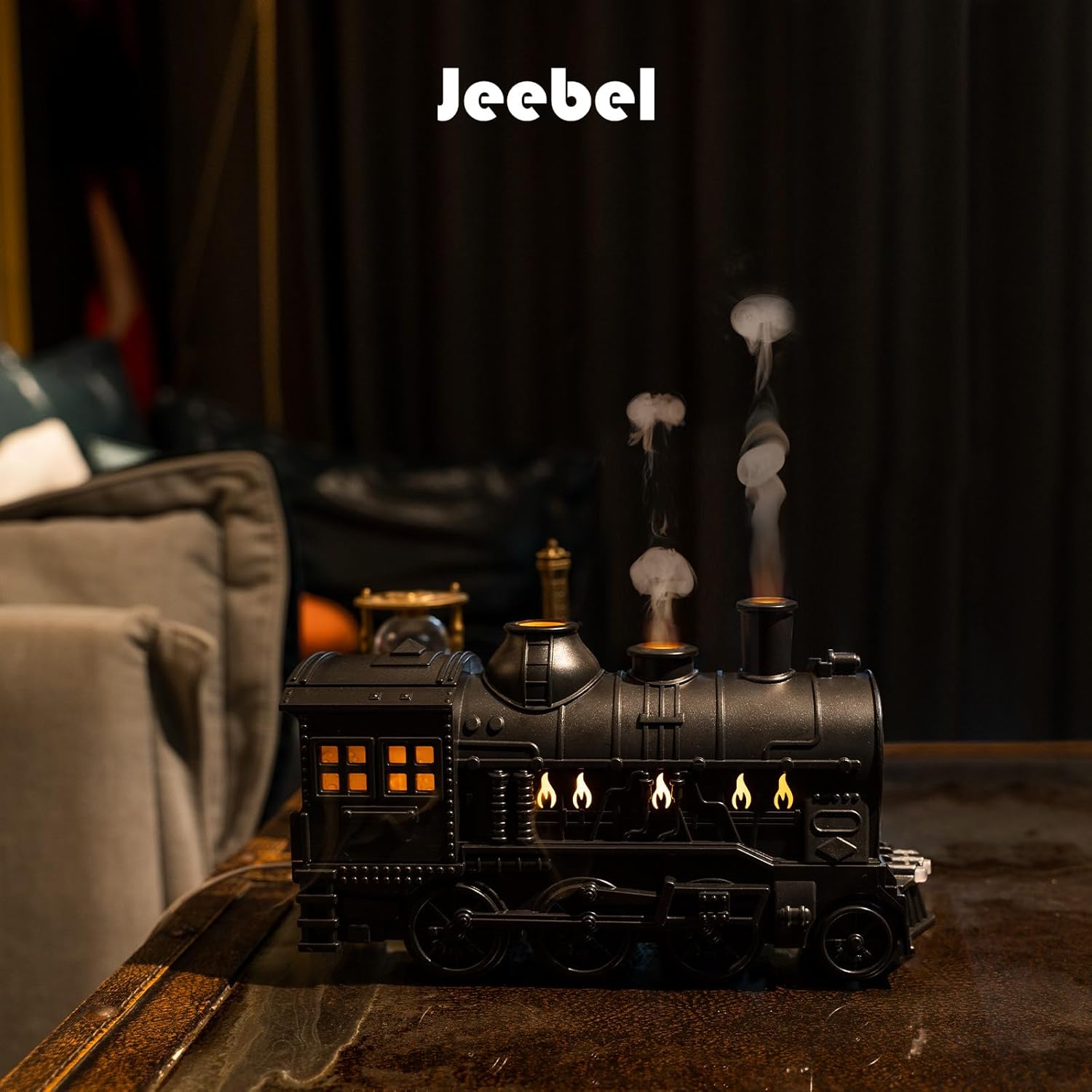 Зволожувач повітря у вигляді паровоза з USB-живленням - мініатюра 6