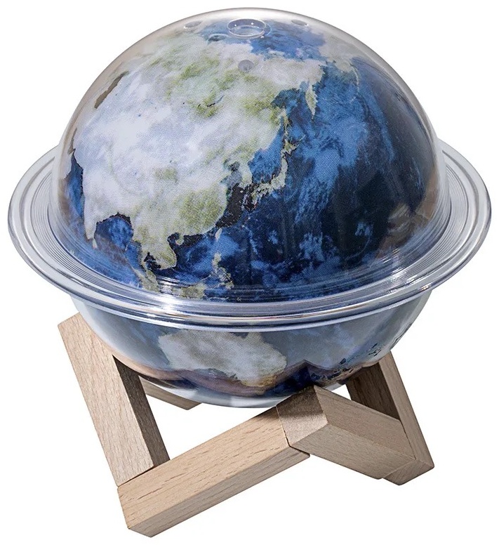 Зволожувач повітря у формі планети з підсвічуванням • Стильний зволожувач-планета для дому та офісу