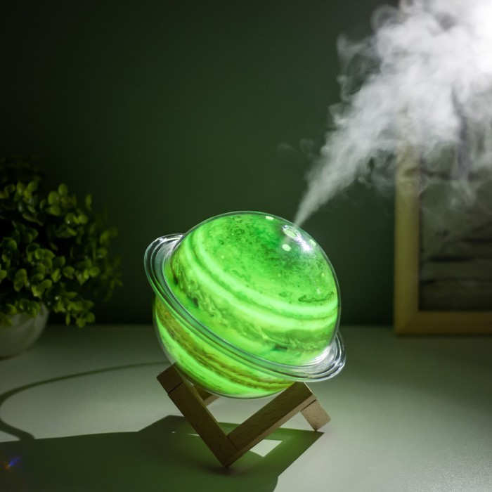 Зволожувач повітря у формі планети з підсвічуванням - мініатюра 3