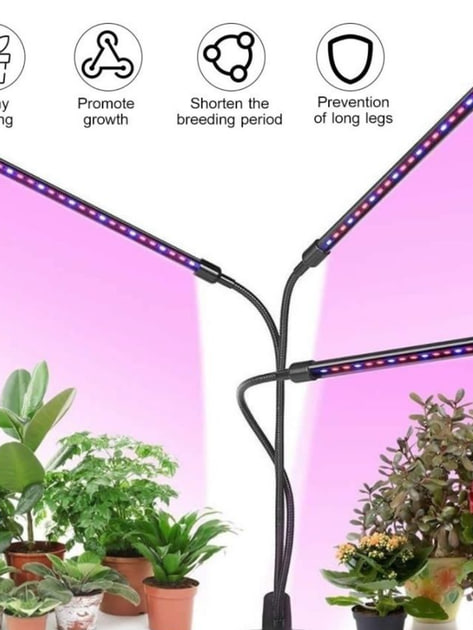 Фітолампа для рослин 3 лампи - мініатюра 5