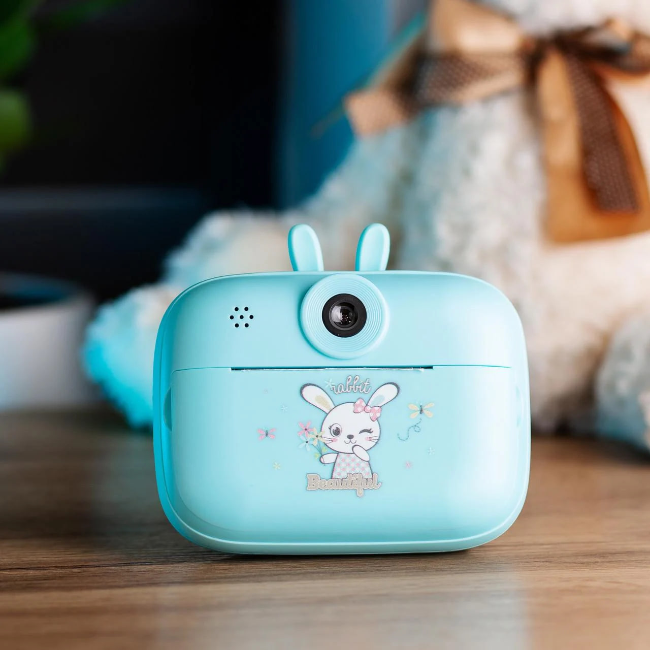 Фотоапарат дитячий зайчик з миттєвим друком знімків - мініатюра 2