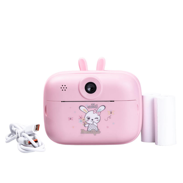 Фотоапарат дитячий зайчик з миттєвим друком знімків - мініатюра 5