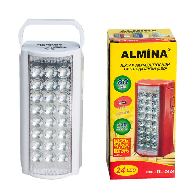 Ліхтар Almina 24 LED переносний світлодіодний з пауербанком - мініатюра 4