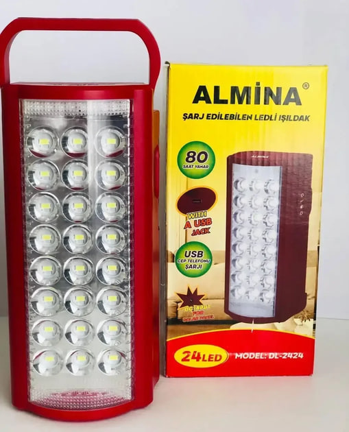 Ліхтар Almina 24 LED переносний світлодіодний з пауербанком - мініатюра 8