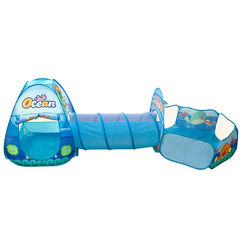 Дитячий ігровий намет-будиночок із басейном для кульок - мініатюра 3