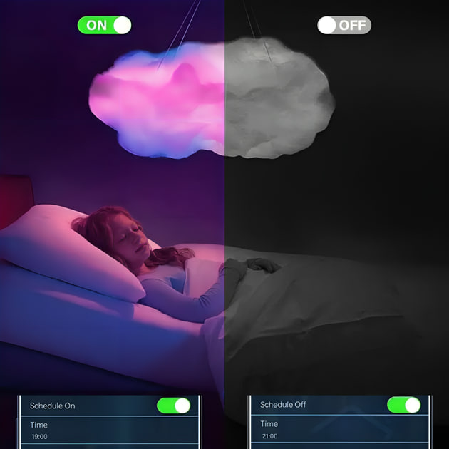 Світильник-хмара DIY Cloud Atmosphere Light - мініатюра 4