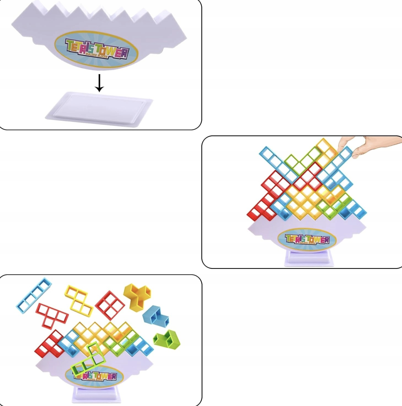 Настільна гра "Балансувальна вежа" TETRA TOWER - мініатюра 4