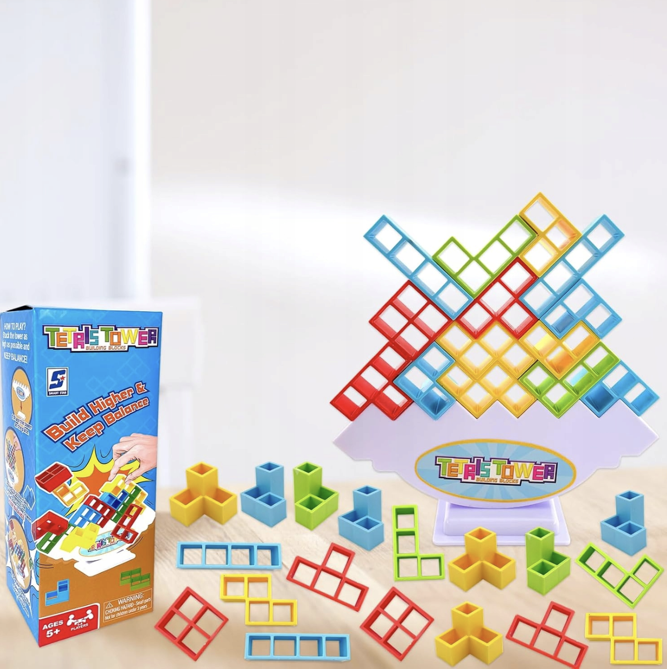 Настільна гра "Балансувальна вежа" TETRA TOWER - мініатюра 7
