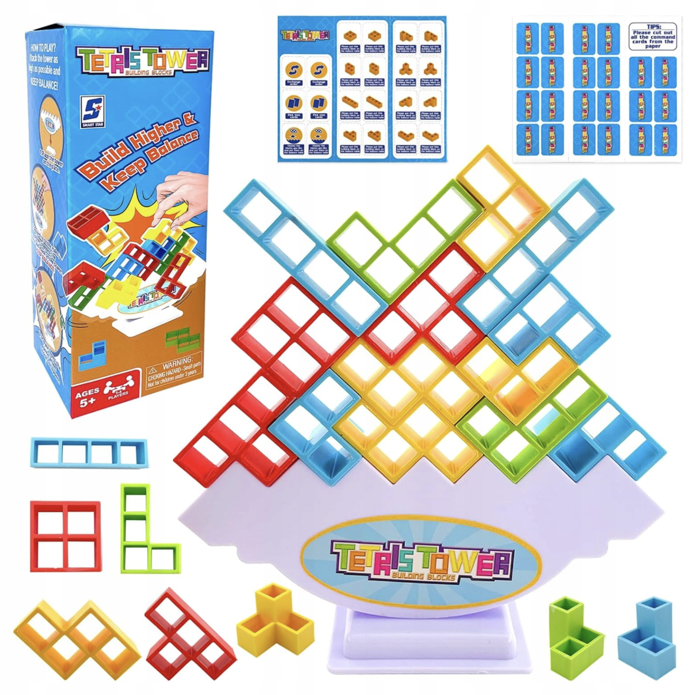 Настільна гра "Балансувальна вежа" TETRA TOWER - мініатюра 9