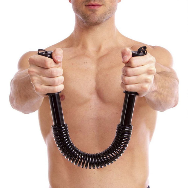 Пружинний еспандер-палиця з опором 20 кг - мініатюра 3