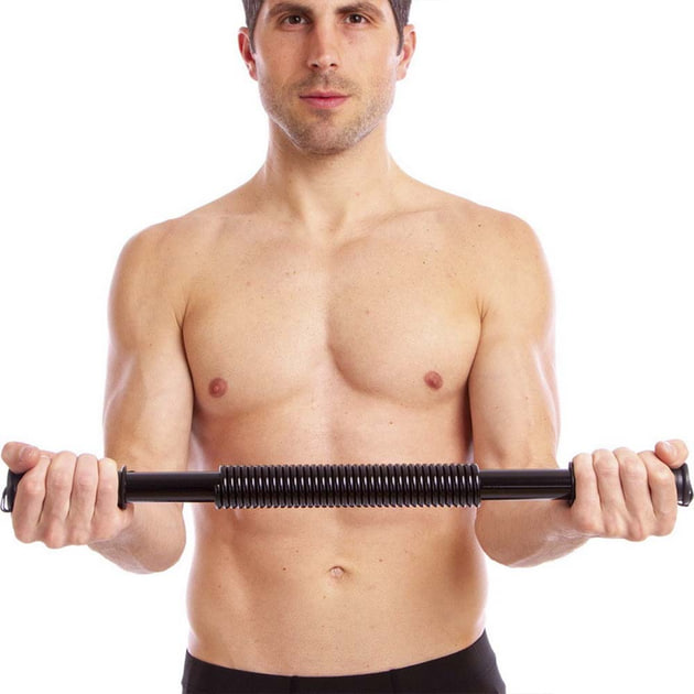 Пружинний еспандер-палиця з опором 20 кг - мініатюра 6