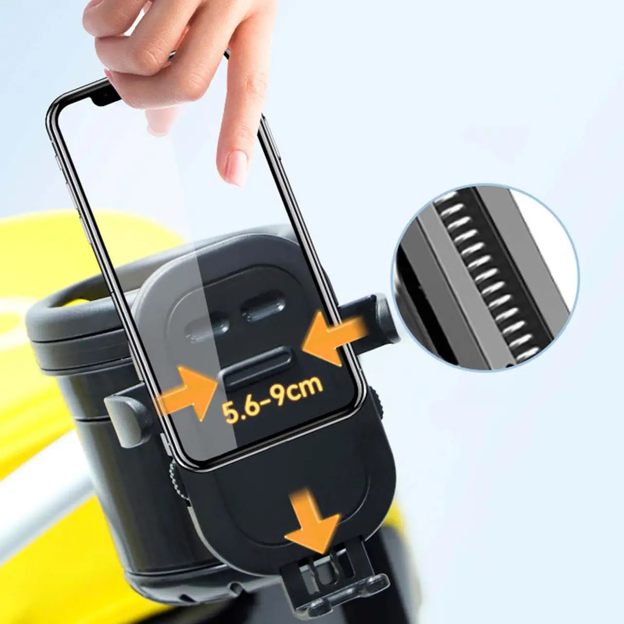 Універсальний підсклянник для пляшки та тримач для телефону - мініатюра 6