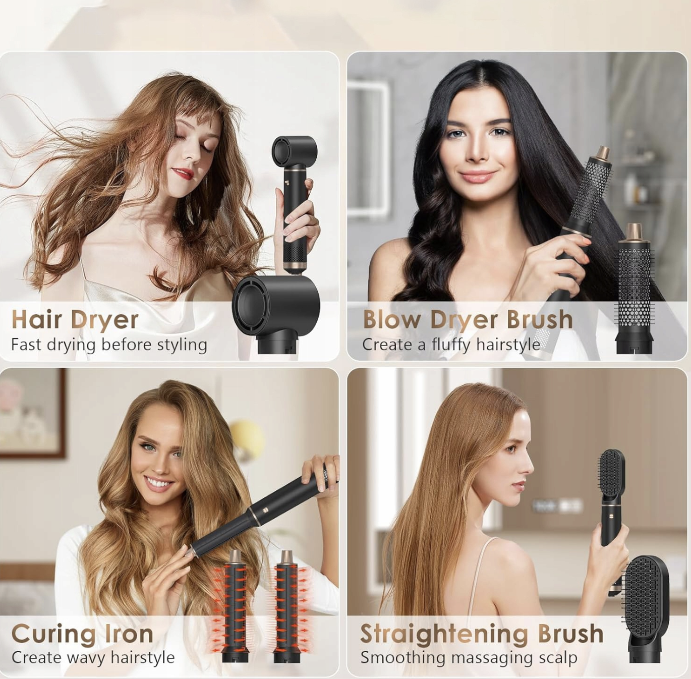 Фен-щітка Hot Air Comb - мініатюра 9