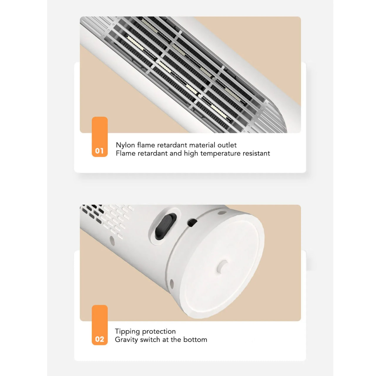 Електричний обігрівач 1200Вт - мініатюра 3