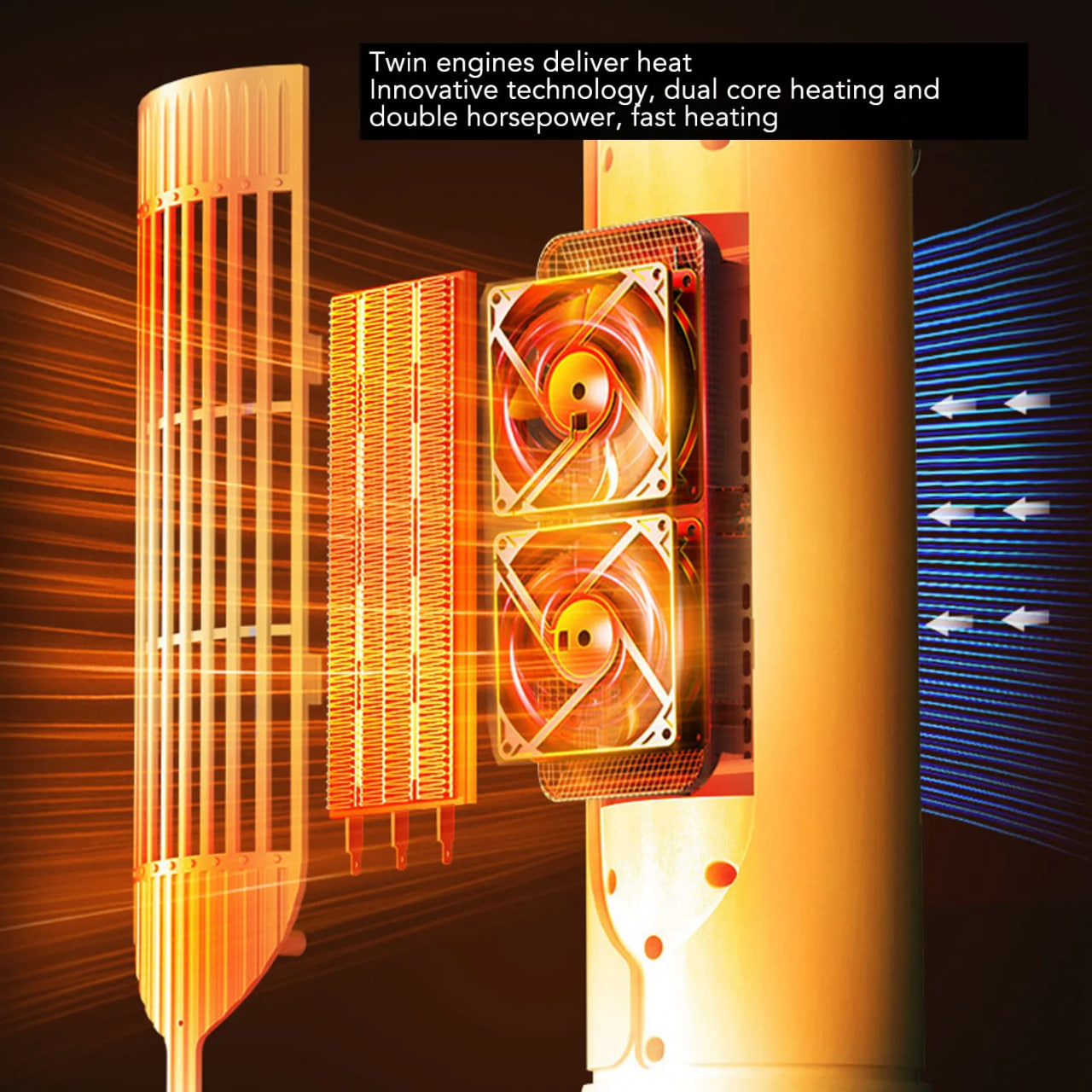 Електричний обігрівач 1200Вт - мініатюра 7